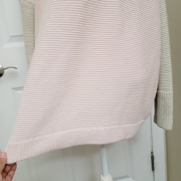 RDI Colorblock Ottoman Mock Neck Tunic Sweater Ribbed knit XL - Picture 5 of 11